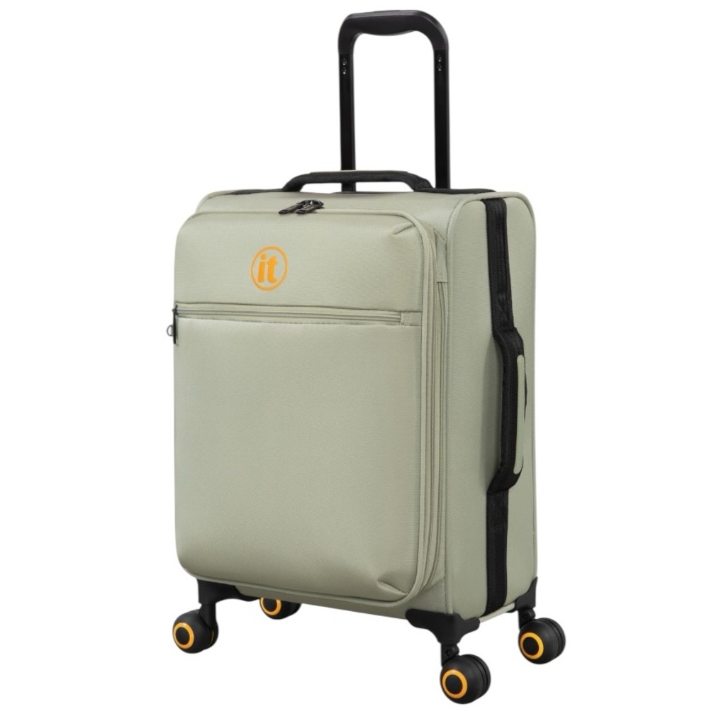 it Luggage Sage Green Spinner Carry-On with Front Pocket